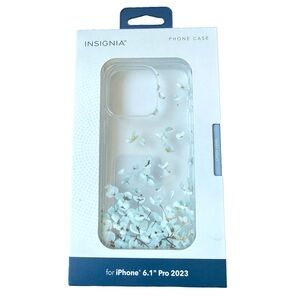 Insignia Clear Floral Phone Case for iPhone 15 pro( 6.1" Pro 2023‎ )